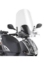 Transparent screen GIVI Kymco Agility 50-125-150-200-R16 [08-13][fitting kit included]