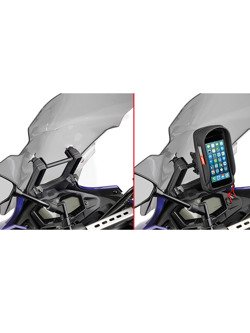 Fairing upper bracket to be mounted behind the windshield to install S902A, S920M, S920L and GPS-Smartphone holder