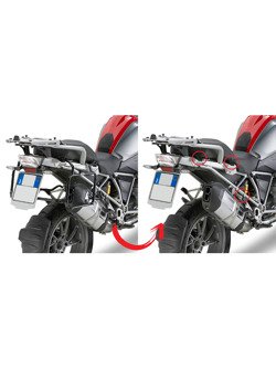 Rapid release Givi side-case holder for Monokey® cases for BMW R 1250 GS (19-), R 1250 GS Adventure (19-)
