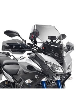 Extension in smoked plexiglass for original hand protectors for Yamaha MT-09 TRACER (2015-2016)