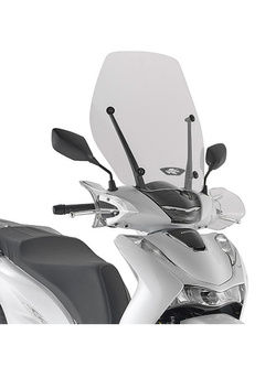 Specific screen Kappa for Piaggio 1 (21-), Honda SH 125 / 150 (20-), SH 350 (21-) transparent [Piaggio mounting kit not included]