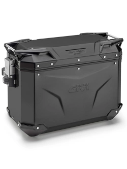 Side case aluminium black matt left Givi Trekker Outback 48 L