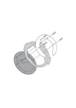 Specific flange GIVI BF23 for fitting any of the TANKLOCK, TanklockED bags