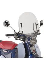 Specific screen Kappa for Honda Super Cub C125 (18-) transparent [A1168AK fitting kit included]