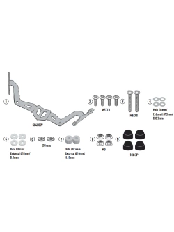 Specific Kappa fitting kit for 4128SK screen for Yamaha MT-03 321 (20-)