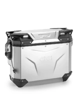 Kufer boczny GIVI Trekker Outback Evo 37 aluminiowy, srebrny [na lewą stronę; pojemność: 37 litrów]