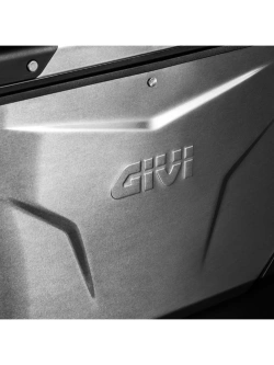 Kufer boczny GIVI Trekker Outback Evo Smart 37 aluminiowy, anodyzowany [na lewą stronę; poj.: 37 l; bez wkładki SLR]