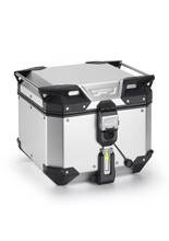 Kufer centralny GIVI Monokey Trekker Outback EVO SMART 42 aluminiowy, anodowany [bez wkładki SLR; pojemność: 42l]