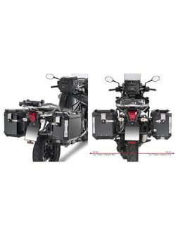 Pannier holder GIVI for Trekker Outback Monokey® Cam-Side Triumph Tiger Explorer 1200 (12-17)/ Tiger 1200 (18)
