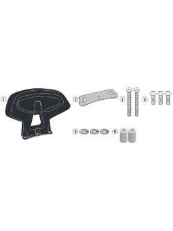 Oparcie pasażera GIVI Honda PCX 125 (14-20)/ PCX 150 (14-18)