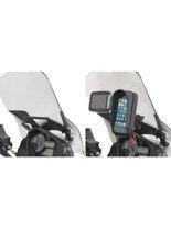 Fairing upper bracket GIVI to install S902A/ S920M/ S920L and GPS-Smartphone holder Suzuki DL 1000 V-Strom [14-18]