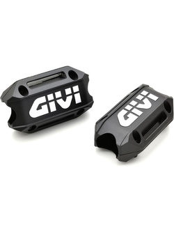 Boczki plastikowe z napisem Givi na gmole