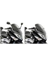 Low sports screen gloss black Givi for Yamaha T-MAX 500 (08 > 11)