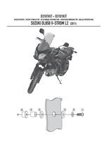 Fitting kit GIVI for 3101DT screen Suzuki DL 650 V-Strom L2-L3-L4-L5-L6 [11-16]