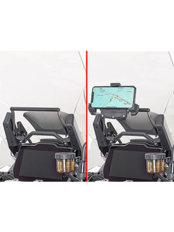 Fairing upper bracket GIVI to be mounted behind the windshield to GPS-Smartphone holder Triumph 1200 GT Explorer/ Rally Explorer (22-)