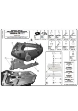 Specific rear plate for MONOLOCK® case for Yamaha FJR 1300 (06-20)