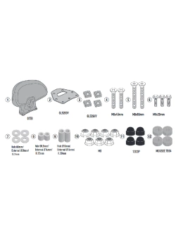 Specific Givi backrest for Yamaha X-MAX 125 / 300 (23-)