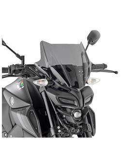 Szyba motocyklowa Kappa Honda CB 750 Hornet (23-24)/ Yamahy MT 125 (20-) przyciemniana [bez mocowania]