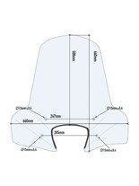 Transparent screen GIVI Suzuki Address 110 [15-18]