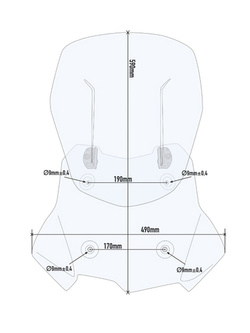 Specific sliding wind-screen Givi Airflow for BMW F 750 GS / F 850 GS (18-) transparent Specific sliding wind-screen Givi Airflow for BMW F 750 GS / F 850 GS (18-) transparent