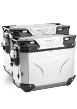 Kufer boczny GIVI Trekker Outback Evo 37 aluminiowy, srebrny [na lewą stronę; pojemność: 37 litrów]