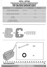 Support GIVI to widen the surface support area of the original side stand