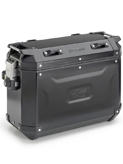 Kufer boczny GIVI Trekker Outback Evo 37 aluminiowy, srebrny [na lewą stronę; pojemność: 37 litrów]