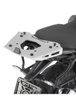 Specific Kappa rear rack in aluminium for Monkey® top case for BMW R 1200 R (15-18), R 1200 RS (15-18), R 1250 R (19-), R 1250 RS (19-)