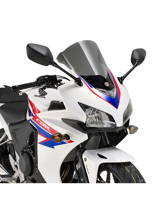 Specific screen, smoked with logo GIVI-LCR Team for Honda CBR 600 RR (13 > 14)