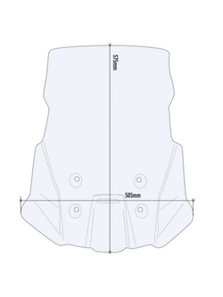Szyba motocyklowa Givi do Suzuki V-Strom 1050 / XT (20-), V-Strom 1050 DE (23-) przezroczysta