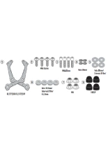 Specific fitting kit for screen 1173S for CF Moto 700 CL-X (21)
