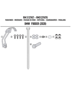 Kit montażowy Kappa do błotników KRM02 do BMW F 900 R / XR (20-)