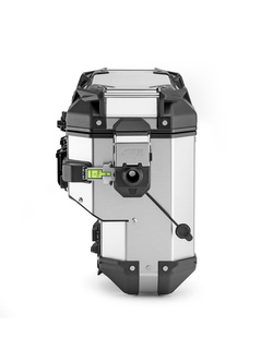 Kufer boczny GIVI Trekker Outback Evo Smart 33 aluminiowy, anodyzowany [wyprofilowany, na prawą stronę; poj.: 33 l; bez wkładki SLR]