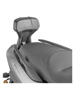 Specific Givi backrest for Yamaha X-Max 125 (18-22), X-Max 300 (17-22), Tricity 300 (20-)