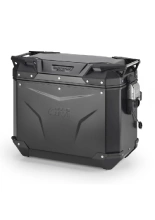 Kufer boczny GIVI Trekker Outback Evo 37 aluminiowy, srebrny [na lewą stronę; pojemność: 37 litrów]