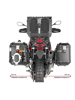 Specific pannier holder Givi ONE-FIT for Trekker Outback MONOKEY® CAM-SIDE Aprilia Tuareg 660 (21-22) Specific pannier holder Givi ONE-FIT for Trekker Outback MONOKEY® CAM-SIDE Aprilia Tuareg 660 (21-22)