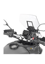 Fairing upper bracket GIVI to be mounted behind the windshield to install S902A, S920M, S920L and GPS-Smartphone holder Yamaha Tracer 9/ GT (21-)