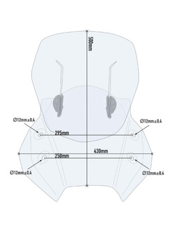 Transparent screen GIVI Airflow Suzuki DL 650 V-Strom [17-21]