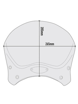 Fitting kit Givi AL9051A for screens 100ALB, 140A, 140S for Royal Enfield Interceptor 650 (19-) / Continental GT 650 (20-) Fitting kit Givi AL9051A for screens 100ALB, 140A, 140S for Royal Enfield Interceptor 650 (19-) / Continental GT 650 (20-)