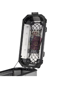 Kufer boczny GIVI Trekker Outback Evo 37 aluminiowy, srebrny [na lewą stronę; pojemność: 37 litrów]