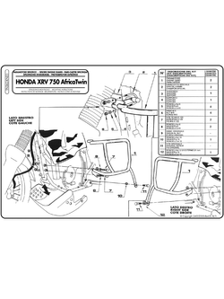 Engine guard GIVI Honda Africa Twin 750 [90-02]