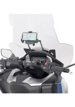Fairing upper bracket Givi to be mounted behind the windshield to GPS-Smartphone holder for Honda Forza 750 (21-)