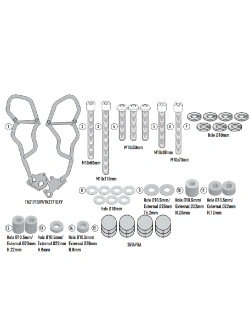 Gmole silnika Kappa Yamaha Tracer 9/ GT/ GT+ (25-) czarne