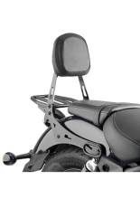 Backrest Givi with detachable small luggage carrier for Royal Enfield Super Meteor 650 (23-) black