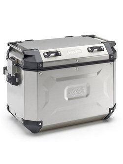 Kufer aluminiowy Kappa K'FORCE na lewą stronę 48L srebrny