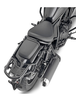 Specific Kappa rear rack for Monokey® or Monolock® top-case for Honda CMX 1100 Rebel (21-) glossy black
