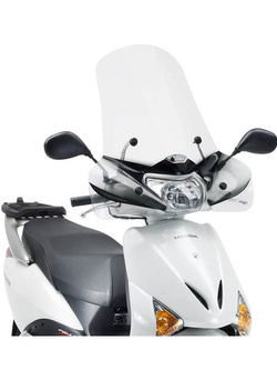 Transparent screen GIVI Honda Lead 110 [08-14][fitting kit included]