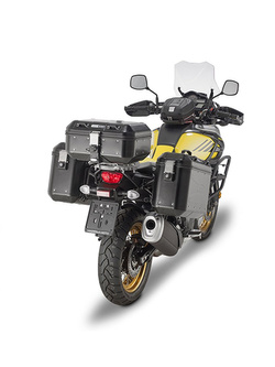 Aluminiowy kufer centralny GIVI Trekker Dolomiti Monokey® DLM30B [Black Line; pojemność: 30 litrów]