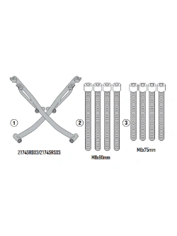 Specific Givi rear rack for Monokey® top case for BMW F 850 GS Adventure (19-)