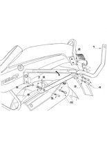 Specific rear rack for MONOKEY® or MONOLOCK® top case for BMW R1100 R (95 > 01) / R850 R (95 > 02)